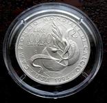 10000 лир Италия 1994 состояние UNC серебро, фото №3