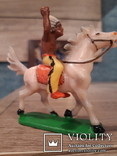 Фигурка Индейцы ГДР 7 на лошади, фото №3