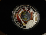 Первый человек на Луне - серебро, унция, 1 доллар, Острова Кука, фото №3