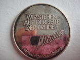 Медаль, серебро, Конрад Аденауэр, ГДР, 1000 проба, унция, фото №4