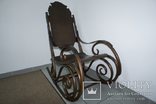 Старинное кресло-качалка JJ Kohn 1880-е годы, после полной реставрации, фото №7