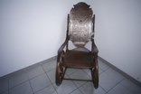 Старинное кресло-качалка JJ Kohn 1880-е годы, после полной реставрации, фото №9