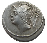 Республиканский денарий  C.Thermus 103 г. до н.э., фото №2