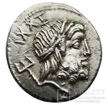 Республиканский денарий LucretiusTrio 76 г. до н.э., фото №2
