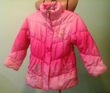 Куртка градиентная розовая, синтепон, флис, см.замеры, фото №3