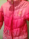 Куртка градиентная розовая, синтепон, флис, см.замеры, фото №5