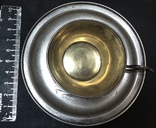 Серебряная кофейная чашечка с блюдцем 875 пробы - 95,4 грамм, фото №5