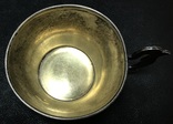 Серебряная кофейная чашечка с блюдцем 875 пробы - 95,4 грамм, фото №9