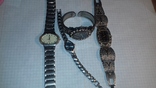 Женские кварцевые часы 3 штуки, фото №3