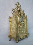 Большие 47,5 см бронзовые часы XIX века, фото №5