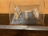 Композиция резные парусные корабли из кости бивня моржа кашалота или слона, фото №5