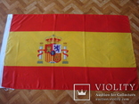 Большой флаг Испании с гербом, фото №2