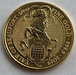 25 фунтов 2019 год Англия золото 7,78 грамм 999,9’, фото №2