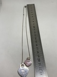 Серебряная цепочка с двумя кулонами, фото №7