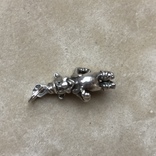Винтажный серебряный кулон, поросёнок Disney, фото №7