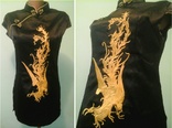 Длинная блуза в японском стиле, р.М-L, сост.нового, фото №2