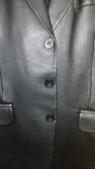 Кожаный пиджак XL, фото №8