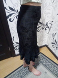 Жіноча чорна юбка fular 38 розмір, numer zdjęcia 3