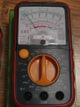 Тестер аналоговый 8801,стрелочный,измерения,прозвон цепи,тест батарей,мультиметр, фото №4