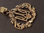 Трезубец бронза коллекционная миниатюра брелок, фото №3