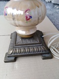 Настольная лампа. латунь.фарфор, фото №10