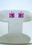 Сапфир розовый 3,2 карат и два бриллианта 0,03 (G-SI3), фото №3