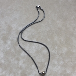 Серебряная цепочка-змейка с кулоном, фото №5