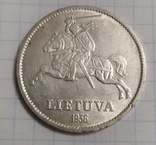 Монета 10 Desimts litu 1936 год., фото №6