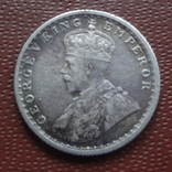 1/4 рупии 1917 Индия серебро (Н.25.2)~, фото №3