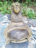 Пепельница Нифертити бронза, фото №2