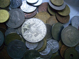 Монеты стран мира. 1 килограмм, фото №6