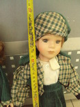 Фарфоровые куклы пара мальчик с девочкой, фото №4
