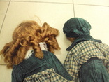 Фарфоровые куклы пара мальчик с девочкой, фото №13