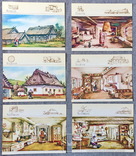 "Українське народне житло", к-т 18 листівок. Киев, 1986г, фото №5