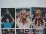  теннис,резиновая наклейка на ткани с фото Роджер Федерер-один из лучших теннисистов, фото №5