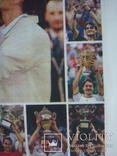  теннис,резиновая наклейка на ткани с фото Роджер Федерер-один из лучших теннисистов, фото №8