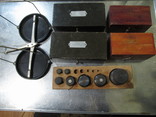 Весы лабораторные и 5 комплектов гирь, фото №2