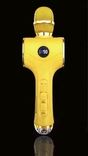 Беспроводной ручной караоке микрофон M10, 2х5Вт с яркой LED подсветкой, фото №6