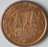 Испания 1 евроцент 2006, фото №2