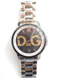 Мужские кварцевые часы похожие на Dolce&amp;Gabbana со стальным корпусом и стальным ремешком, фото №2