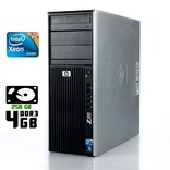 HP Z400 рабочая станция W3503/4Gb/250Gb/ATI FP V3750 256Mb, numer zdjęcia 2