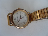 Часы Albanes кварцевые с браслетом,позолоченные, фото №3