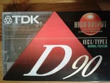 TDK 4шт и 1JVC кассеты новые в упаковке, фото №6