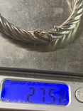 Винтажный серебряный браслет с англии 27.58 грамм, фото №11