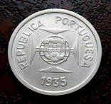 1 рупия Португальская Индия 1935 серебро, фото №3