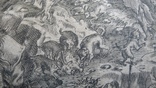 Сцена охоты.Гравюра на меди.1570 год. Ян ван дер Страт(Страданус) 1523-1605гг., фото №6