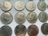Набор 50 центов США Кеннеди- погодовка 49 шт. (см. опись), фото №6