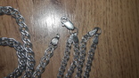 Цепочка и браслет серебро, фото №7