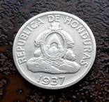 50 сентаво Гондурас 1937 серебро, фото №3