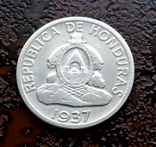 50 сентаво Гондурас 1937 серебро, фото №5